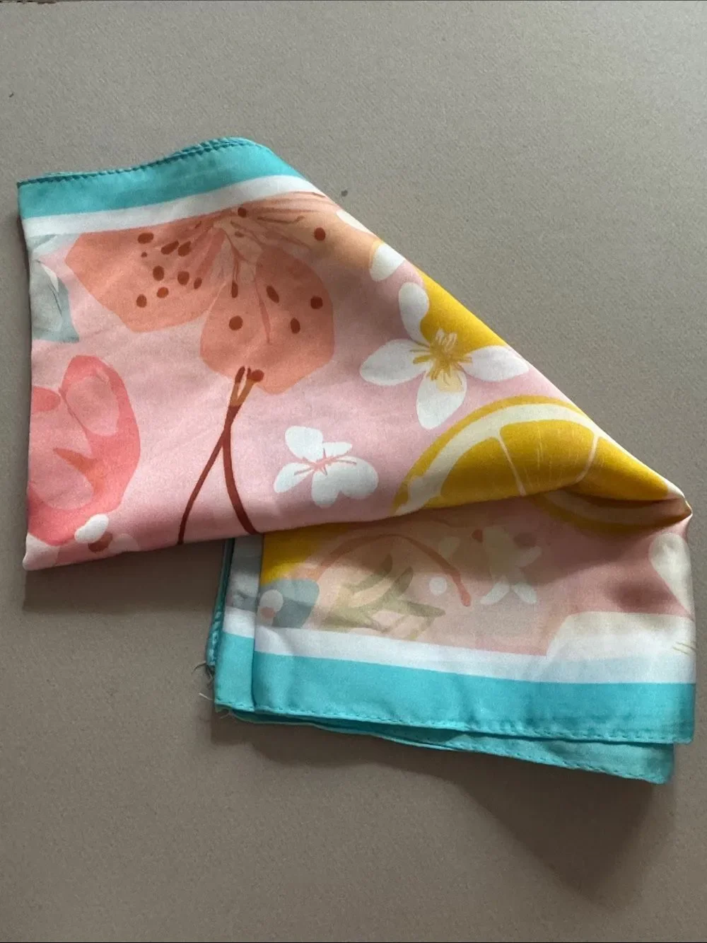 Floral Multicolor Neck Scarf M788